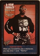 D-Von Dudley face card